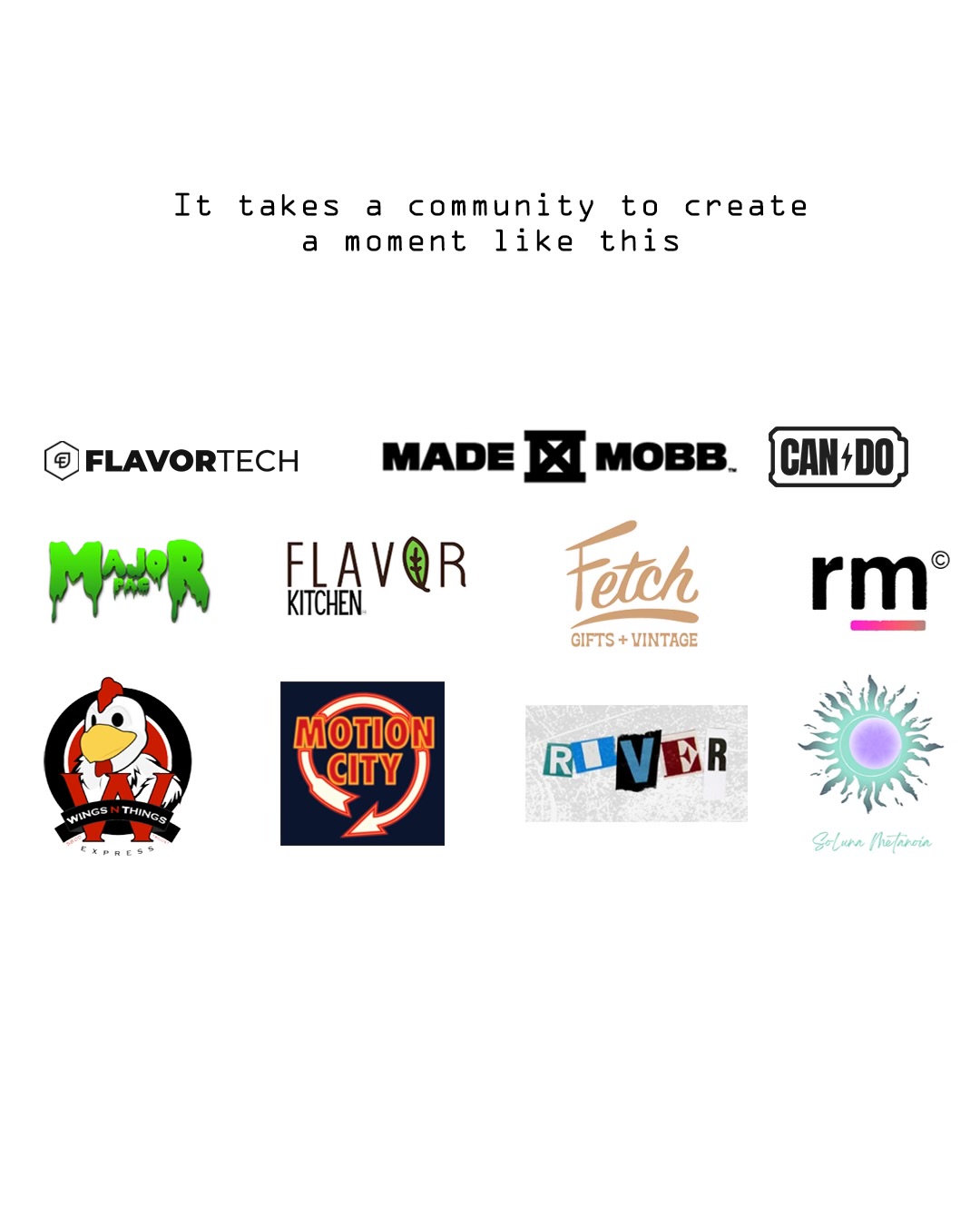 Community partners helping create the Humble Aggression experience